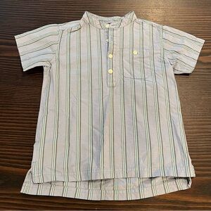 Tea Collection – Woven Popover Shirt (Toddler & Little Boys)
DUSTY BLUE / 5 / 5